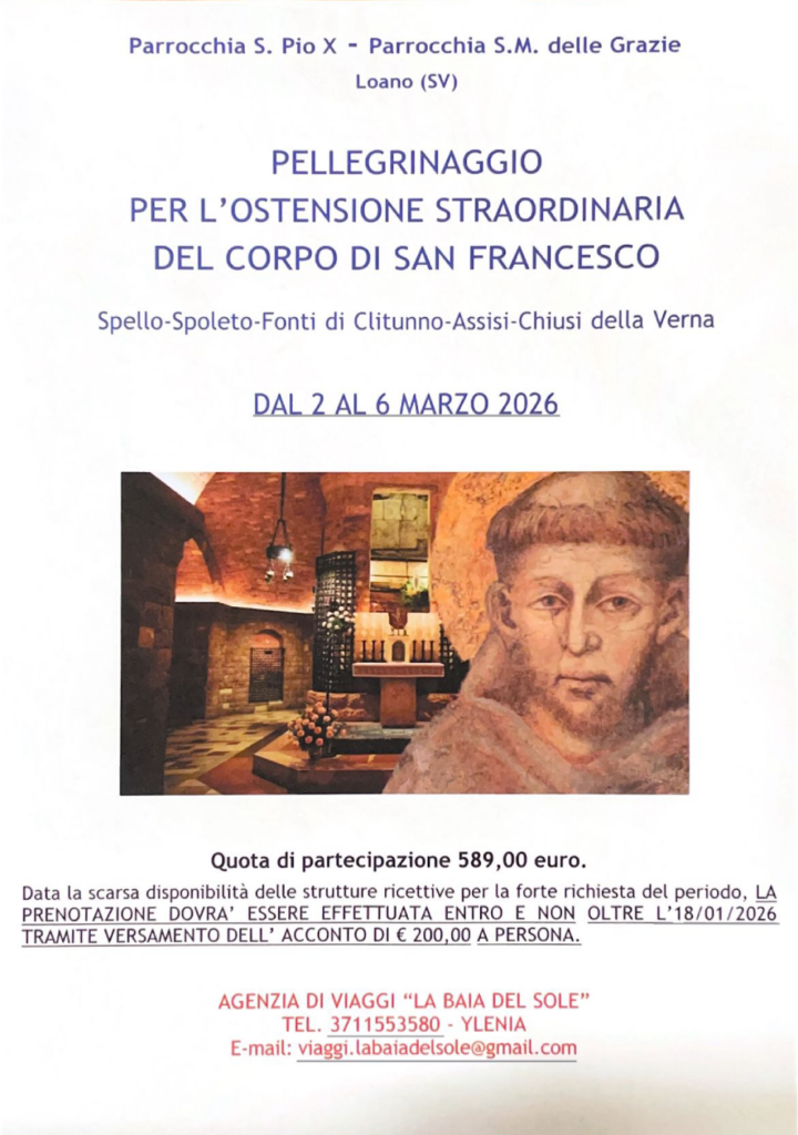 Pellegrinaggio ad Assisi