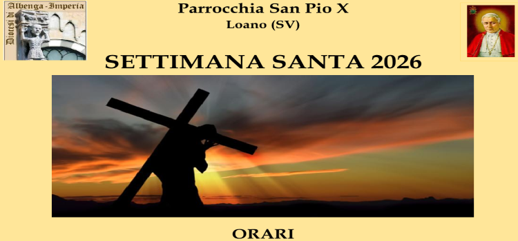 Orari della Settimana Santa