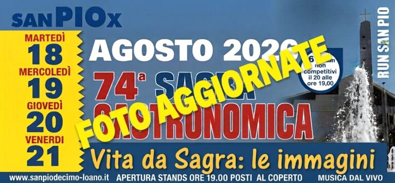 74° Sagra gastronomica di San Pio X